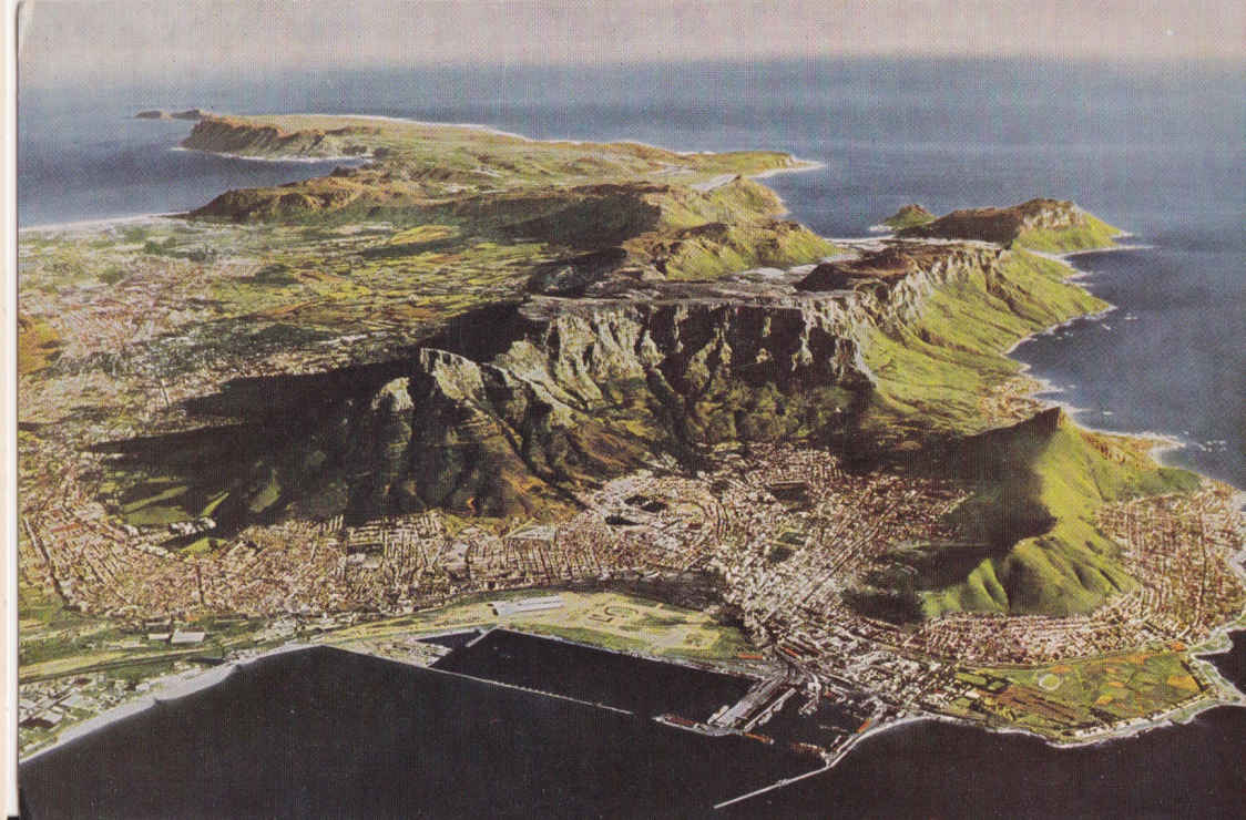 Cape Peninsula with Cape Town and Table mountain in foreground