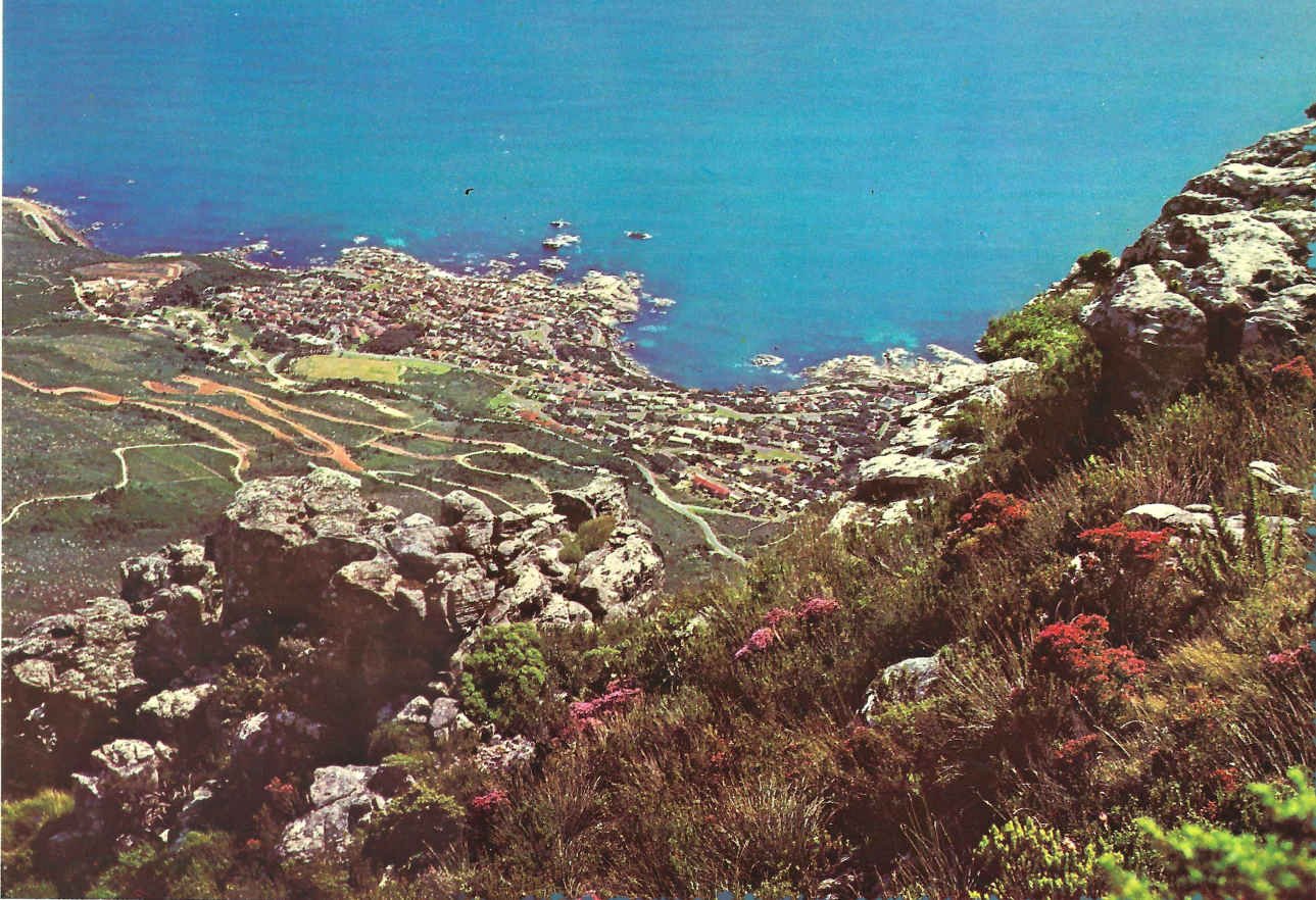 Camps Bay vanaf Tafelberg