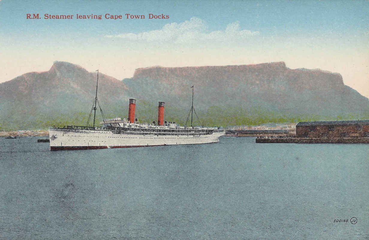 RM Steamer leaving Cape Town Docks