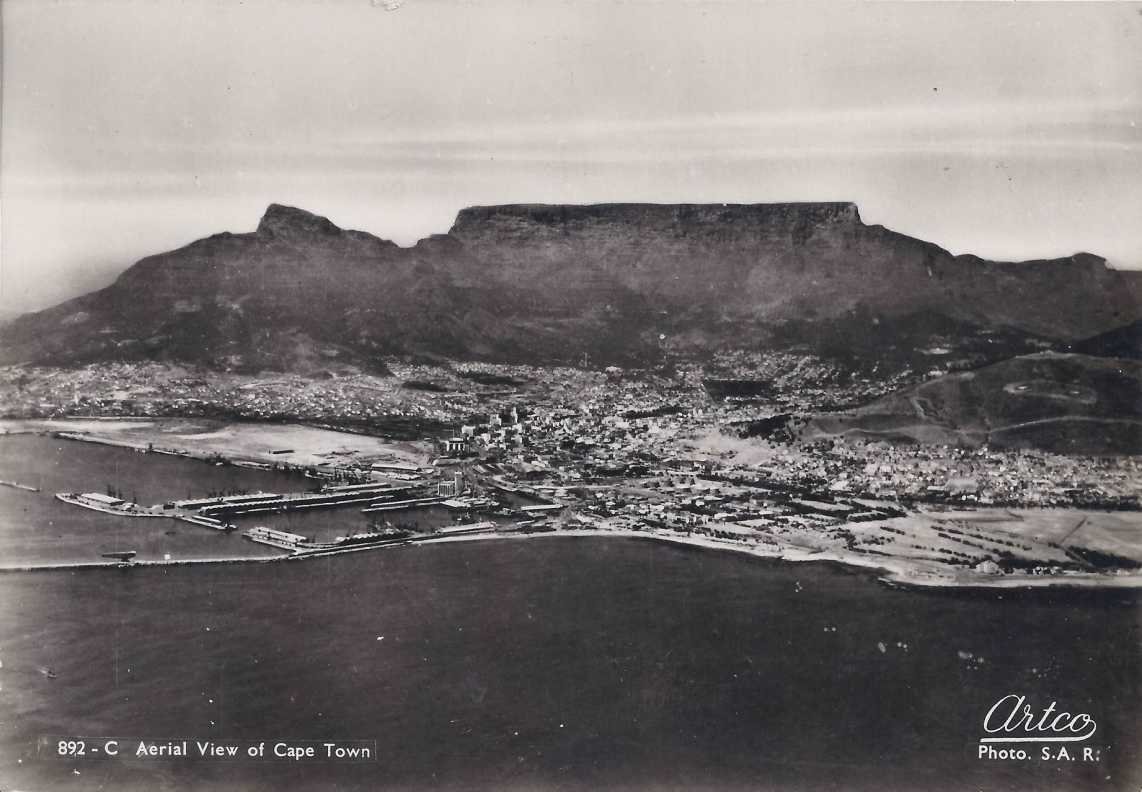 Aerial View of Cape Town