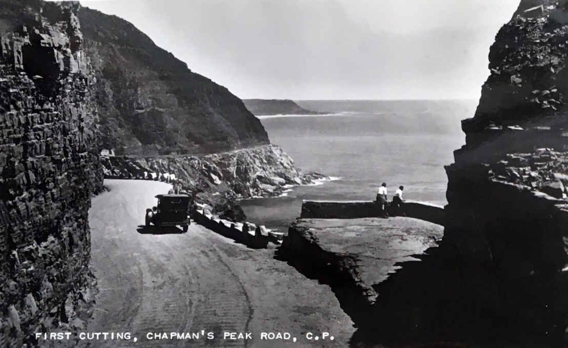 First Cutting Chapmans Peak Road circa 1919