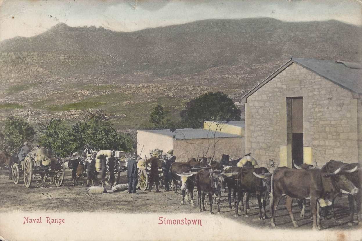 Naval Range, Simonstown, postal cancellation 1904