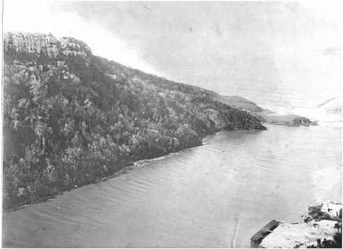 Port St Johns - River from Mt Thesiger c1900