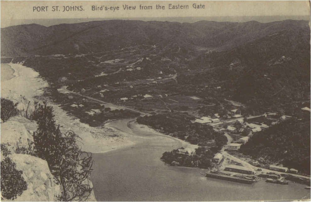 Port St Johns - Birds-eye from the Eastern Gate