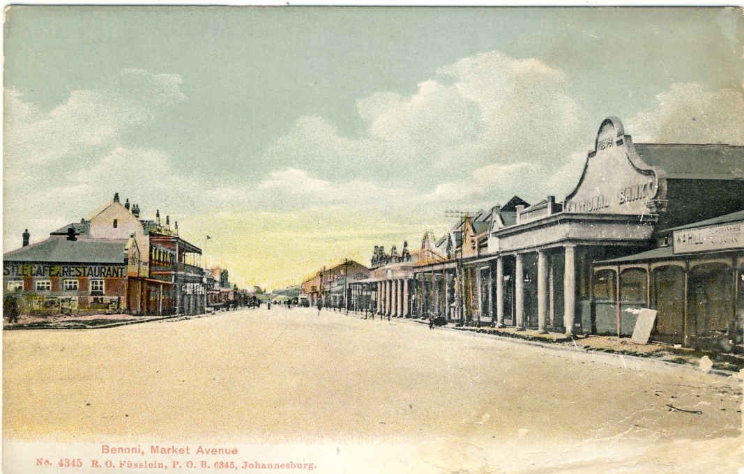 Benoni Market Avenue in colour