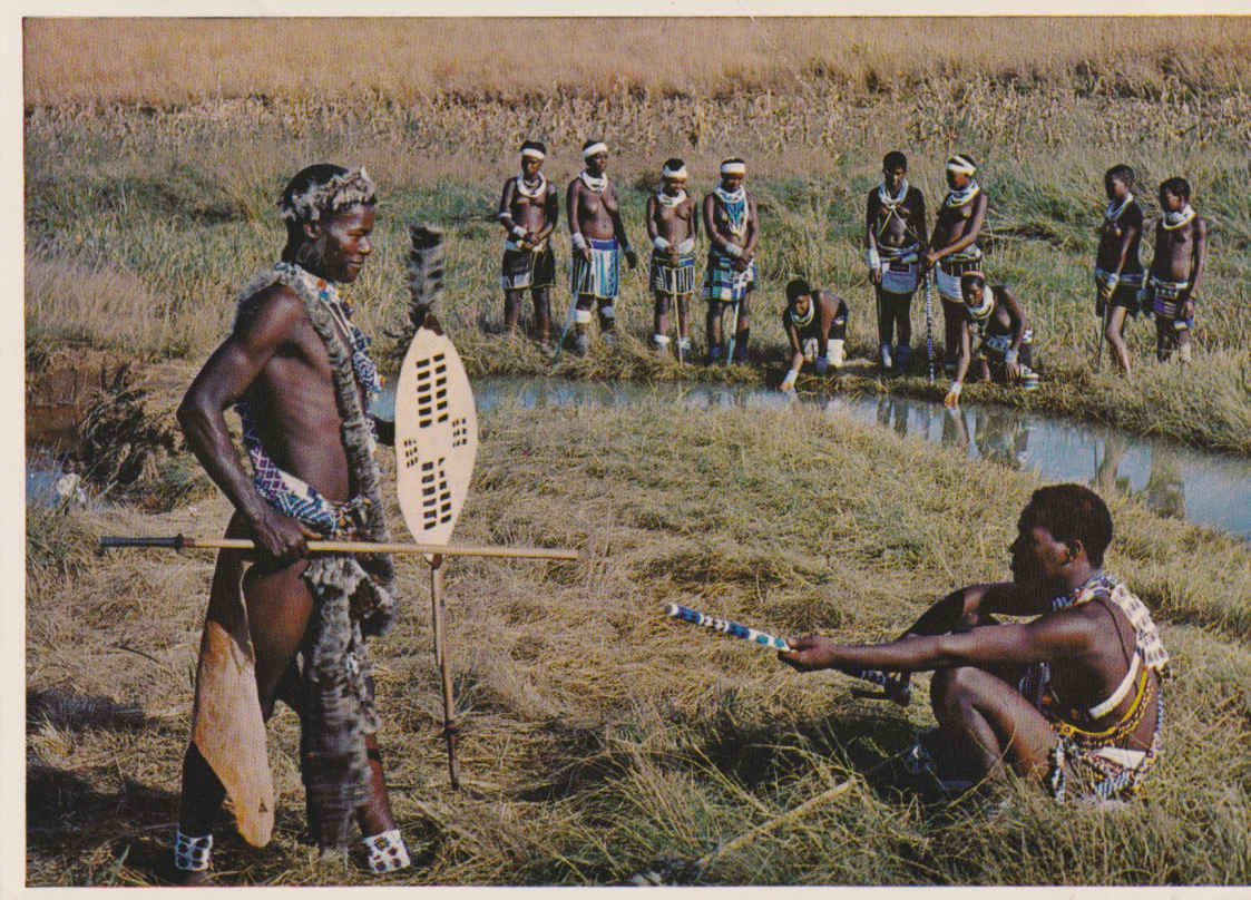 Tribal ceremony, N'Kandla. Natal