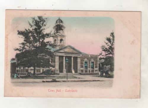 Ladysmith (Natal) post boer war showing damage to clock tower