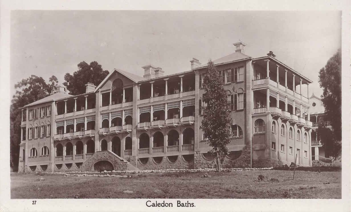 Caledon Baths Hotel at the hot water springs
