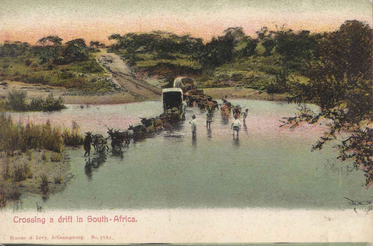 Crossing  drift in South Africa