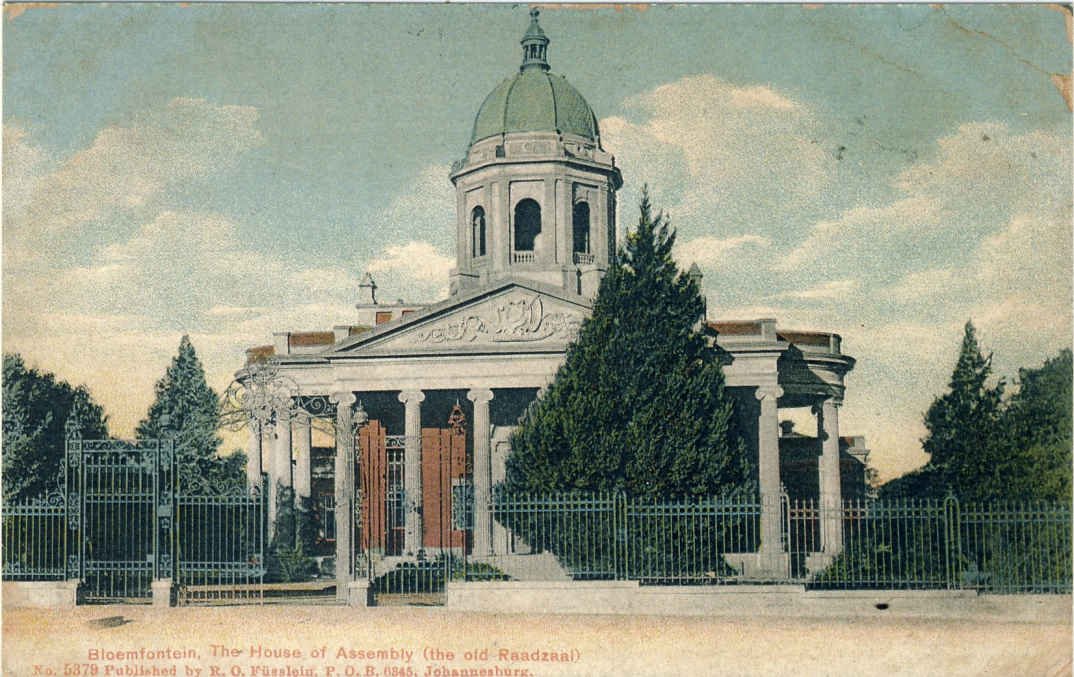 Bloemfontein The House of Assembly (Old Raadzaal)