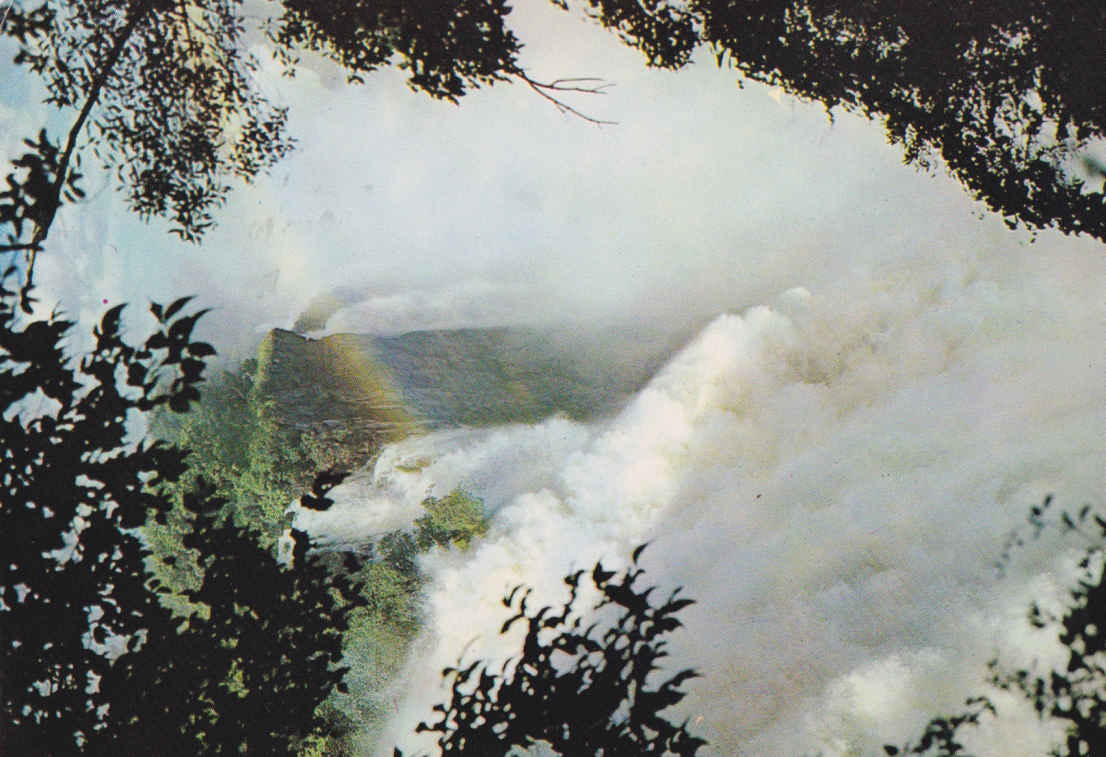 Victoria Falls in flood