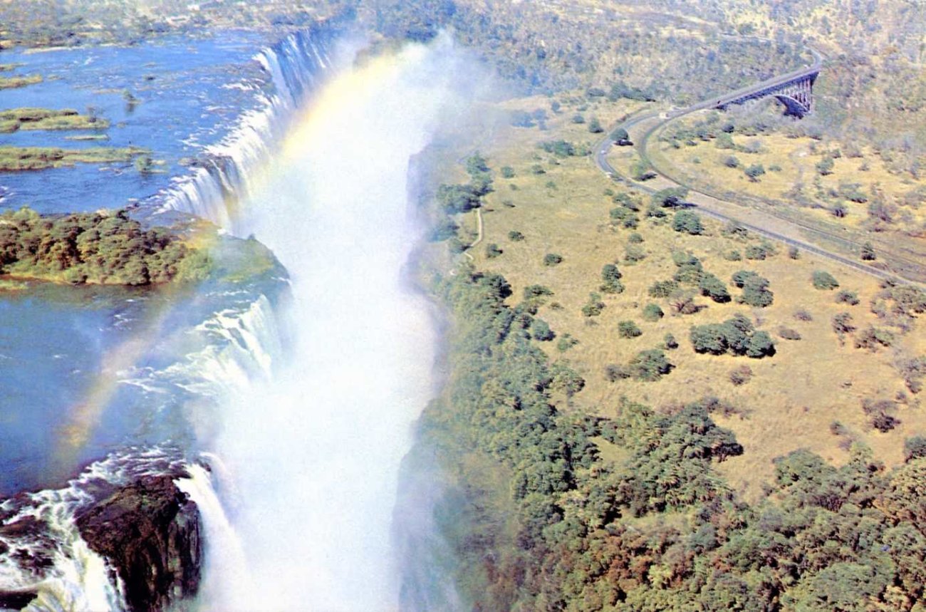 Victoria Falls from the air