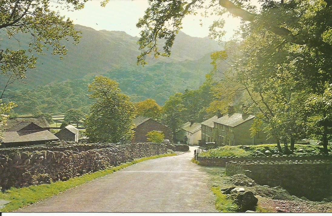 Keswick, Borrowdale, Seatoller from Honister Pass