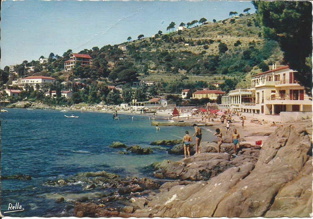 Var, Aiguebelle, L'Hotel des Bains et la Plage