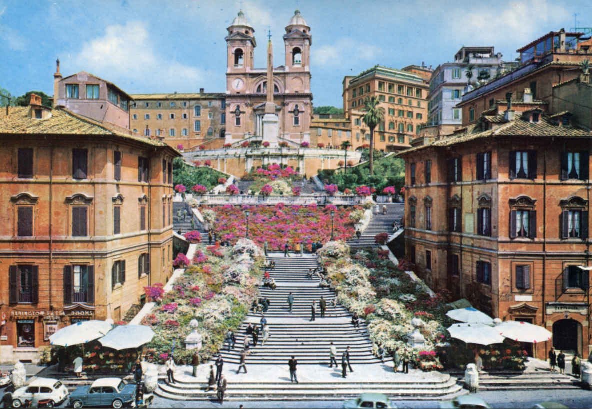 Spanish Step and The Trinita dei Monti