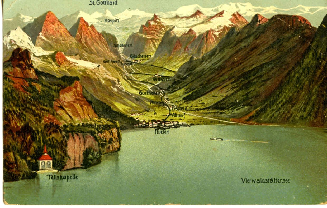 19260529VierwaldstatterseePostcardA